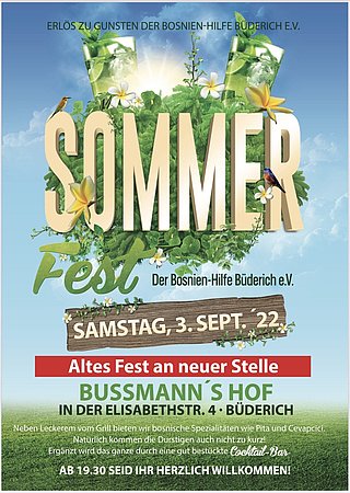 Flyer Sommerfest