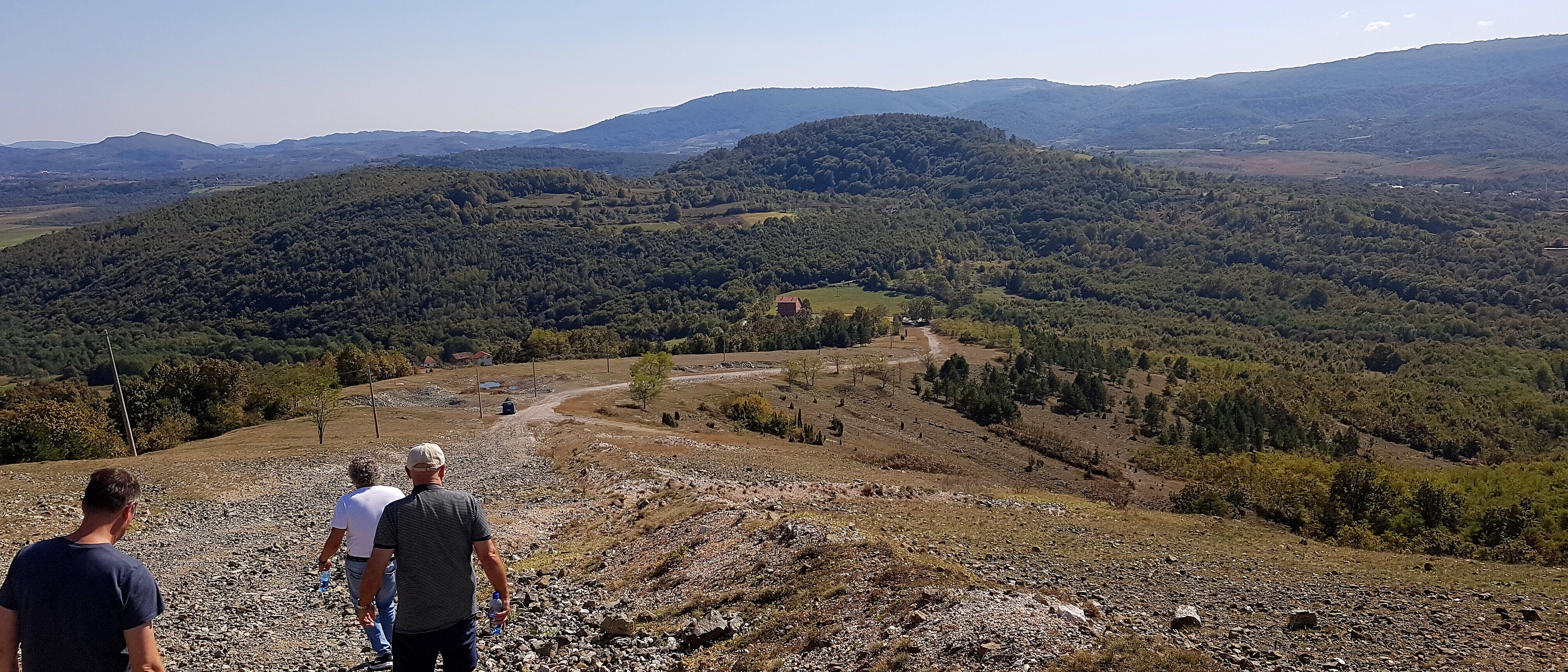 Spaziergang auf dem Berg bei Kalesija