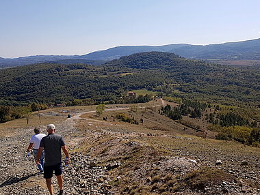 Spaziergang auf dem Berg bei Kalesija