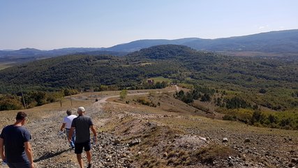 Spaziergang auf dem Berg bei Kalesija