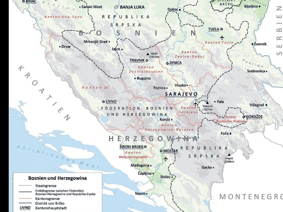 Karte Bosnien